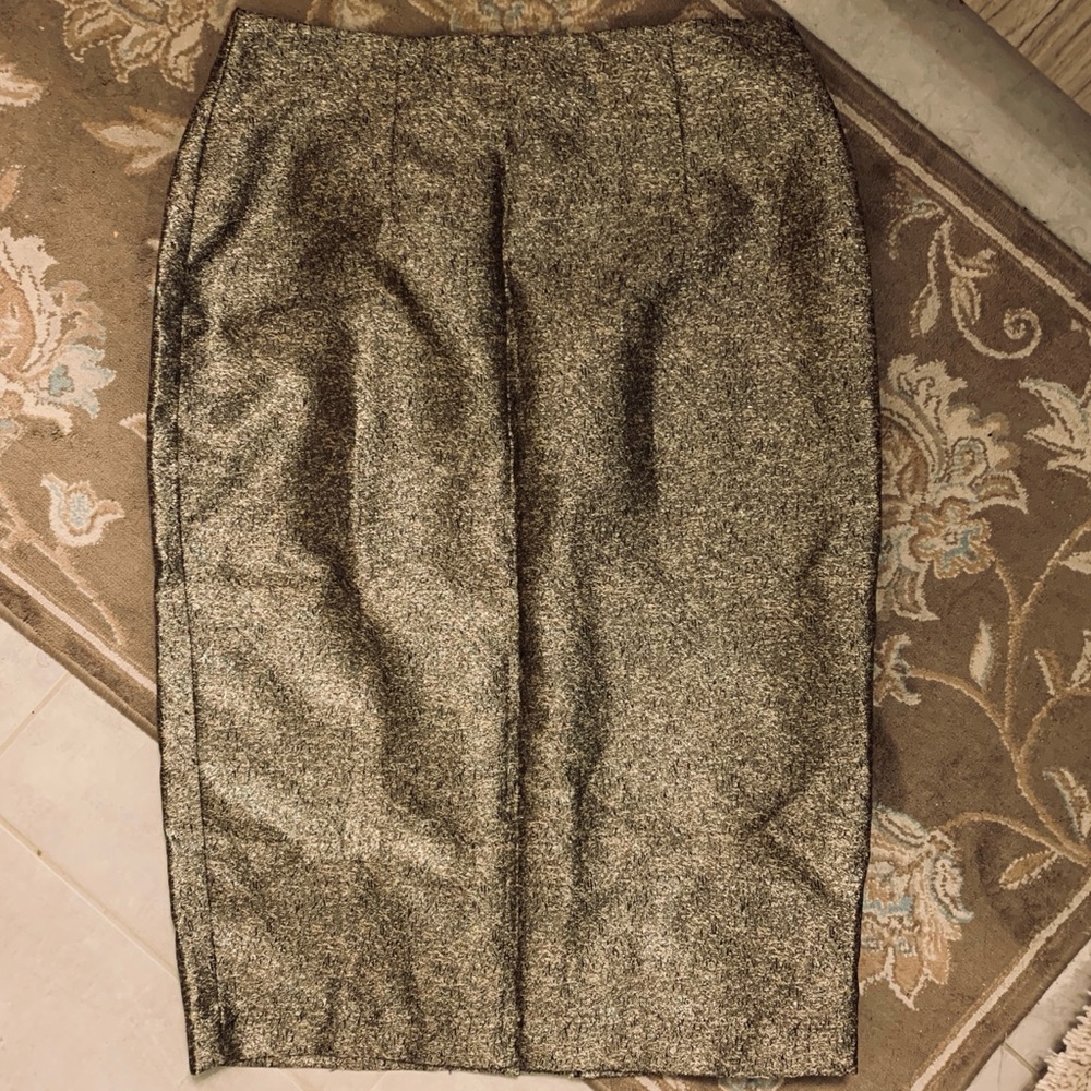 Woolworth golden midi pencil skirt size 6